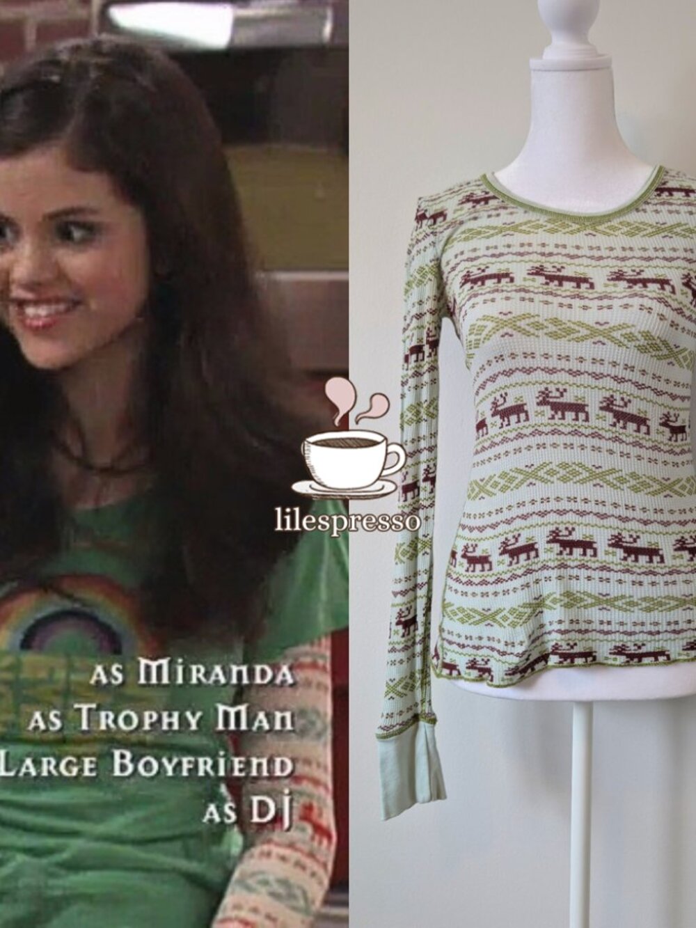RARE free people nordic thermal ASO alex russo wizards of waverly place (small)